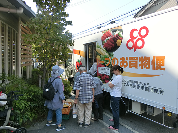 大阪いずみ市民生活協同組合の移動販売車（コープのお買いもの便）運行日程の変更について